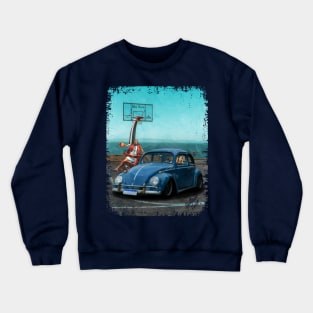 Jesus dribling the Devil Crewneck Sweatshirt